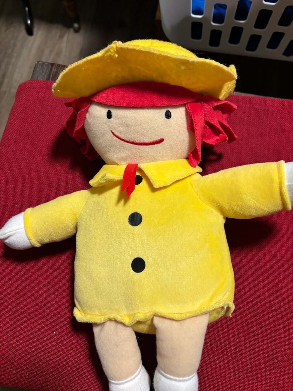 Kohl's Cares Madeline 14" Plush Stuffed Doll in Yellow Raincoat and Hat